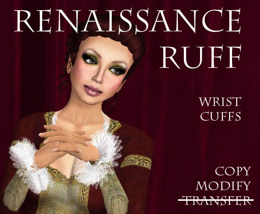 Renaissance Wrist Ruffs / (BOXED)