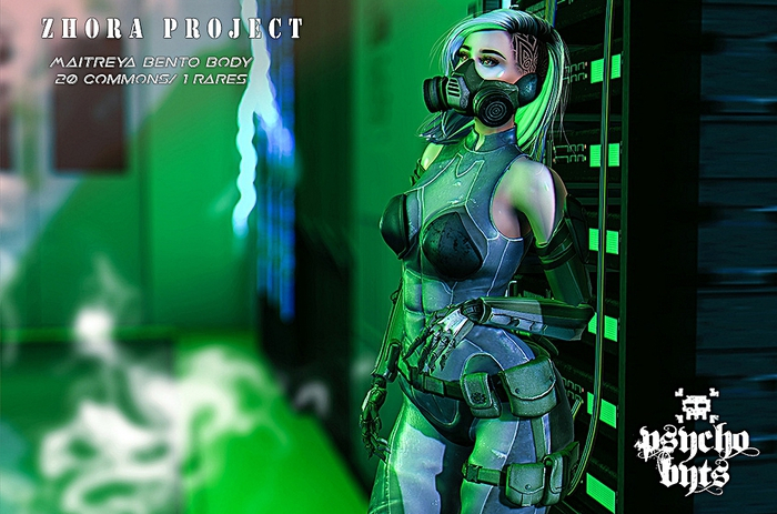 .{PSYCHO:BYTS}. ZHORA PROJECT FULL SET WHITE (MAITREYA)