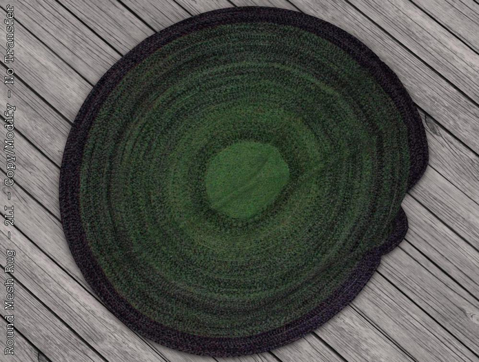 || When I'm Bored || Round Mesh Rug || Forest || 2 LI 