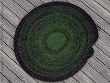 || When I'm Bored || Round Mesh Rug || Forest || 2 LI 