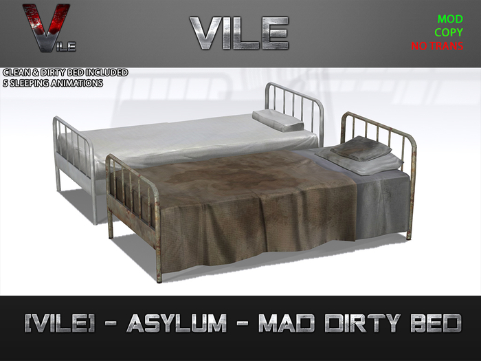 [Vile] - Asylum - Mad Dirty Bed Box (add me)