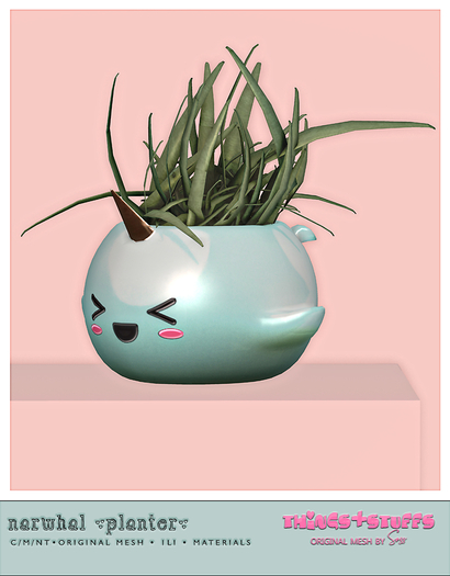 things&stuffs [narhwal planter] 