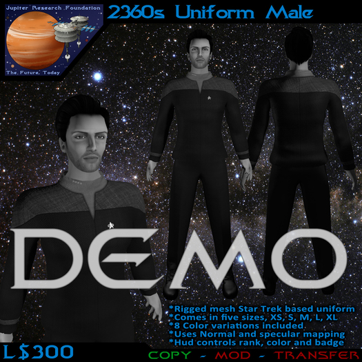[JRF] Uniform - 2360s Demo - Male