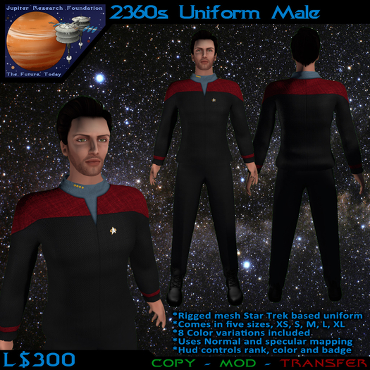 [JRF] Uniform - 2360s - Male