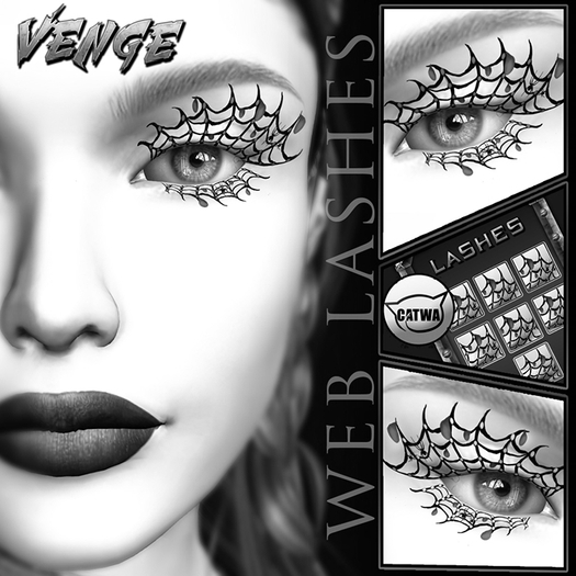 VENGE - Catwa Lashes - 'Web Lash'  Demo