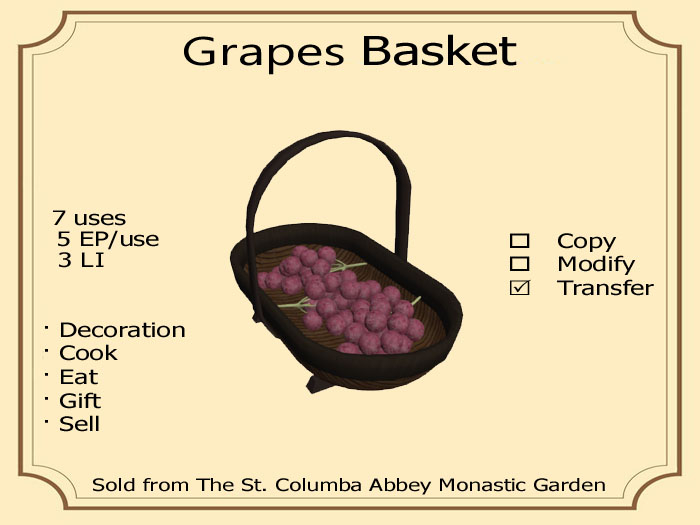 DFS Grapes Basket