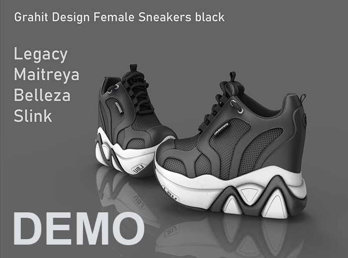 Graphit Design Female sneakers black DEMO