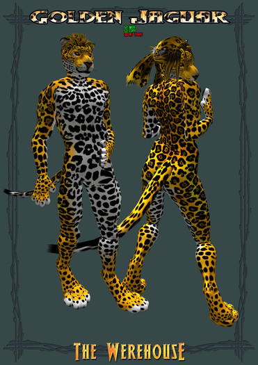 The WereHouse Anthropomorphic Jaguar (V5) Golden