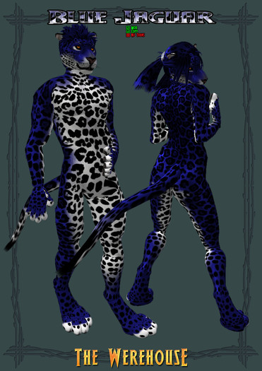 The WereHouse Anthropomorphic Jaguar (V5) Blue