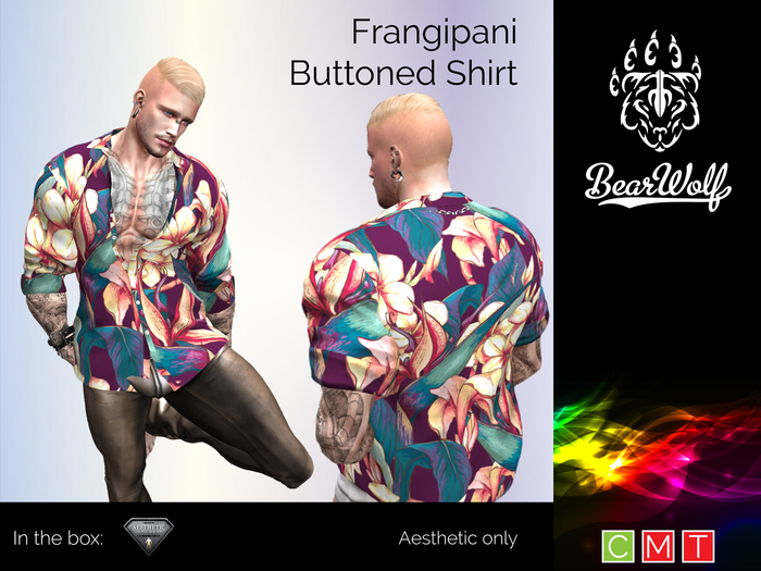[BearWolf] Frangipani Buttoned Shirt AES