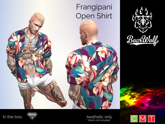 [BearWolf] Frangipani Open Shirt AES