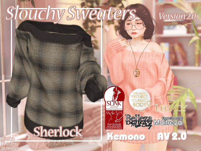 {MB} Slouchy Sweater Sherlock