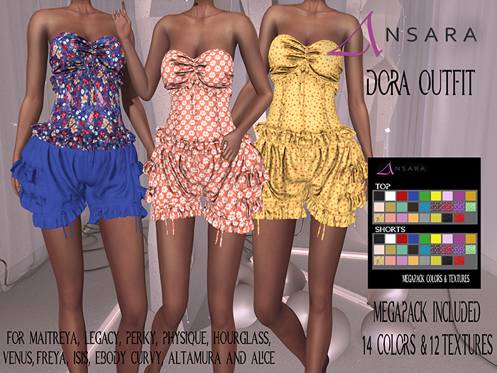 Ansara - Dora Outfit - MEGAPACK