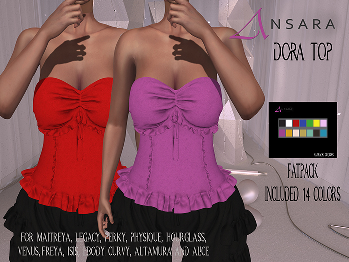 Ansara - Dora Top - Fatpack