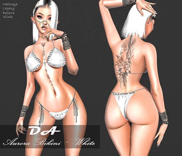 DA Aurora Bikini // White