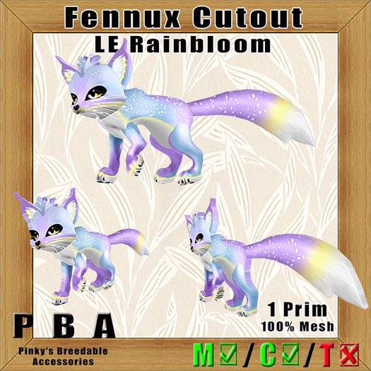 Fennux Cutout LE Rainbloom, May 2021