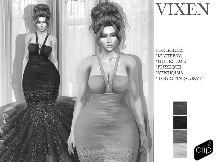 DEMO*<*CLIP*>*(Unpacker) Vixen Dress Formal(ADD)