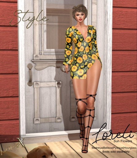 Style by Rafaela Sun Flowers Loreli Dress BOX