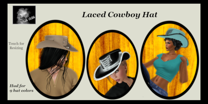 Laced Cowboy Hat