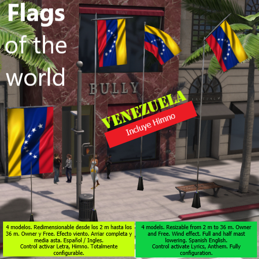 Flag Box Venezuela Full Model + Anthem