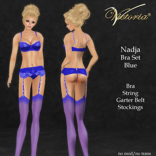 VictoriaV - Nadja Bra Set Blue