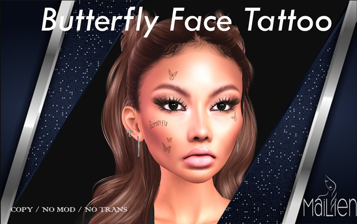 Mailien - Butterfly Face Tattoo