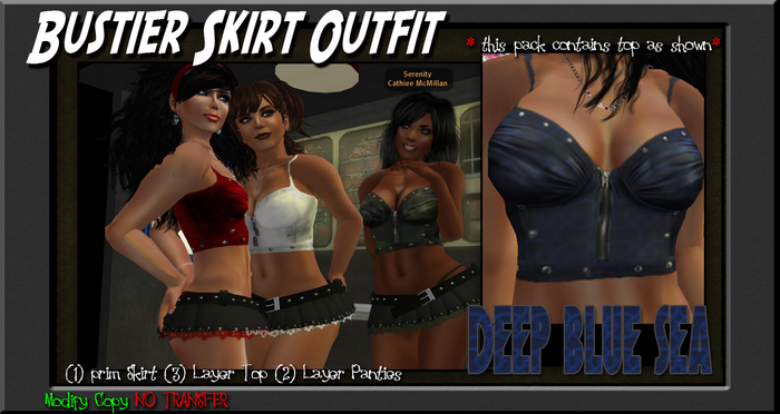 BB. Bustier (Deep Blue Sea)