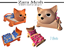 Zara Mesh - Furniture - Kids Bed Cat - FULL PERM MESH