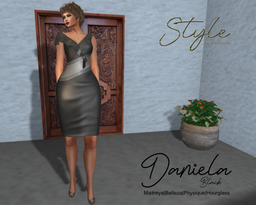 Style by Rafaela Daniela BLACK Dress BOX