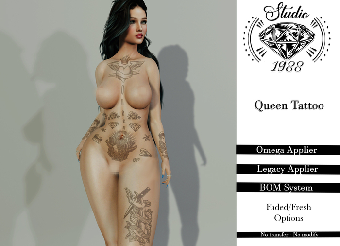 Studio 1988_Queen Tattoo