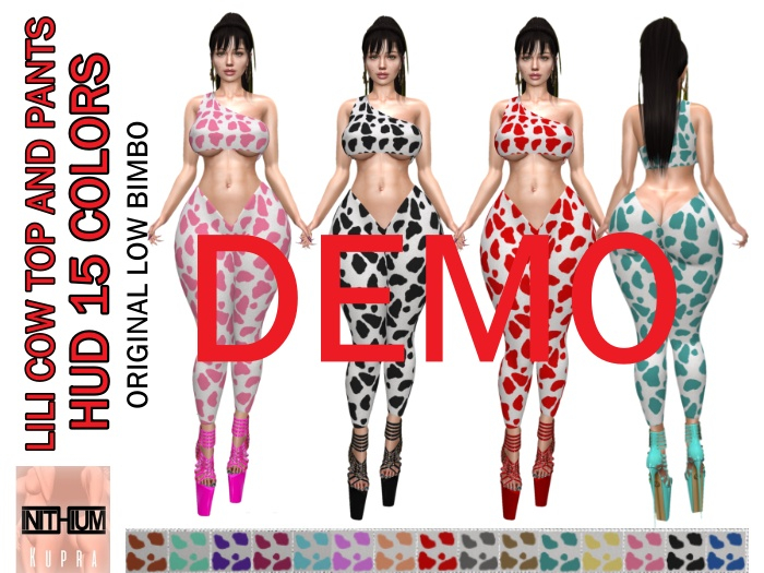 .::SWEET::. LILI COW TOP AND PANTS KUPRA DEMO {Add Me}