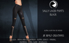 Sally laced pants black background