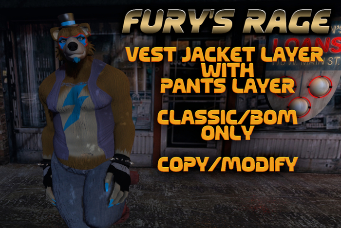 Fury's Rage Vest & Pants!