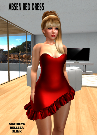 75 [TS] Absen Red Dress