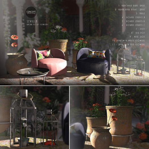 CONCEPT} *05. Sevilla. Round Carpet C