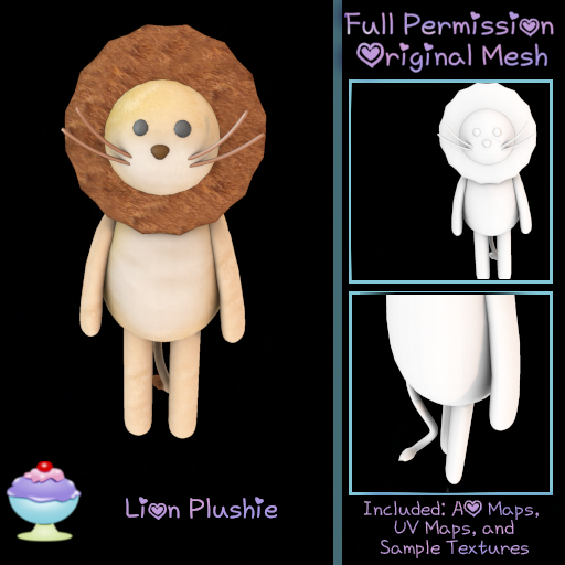 [Sherbert] Full Perm Lion Plushie (ADD)