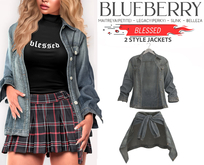Blueberry - Blessed - 2 Style Jackets - Stonewashed