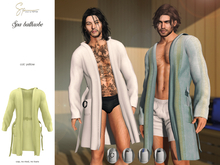 S&P Spa bathrobe male yellow (wear to unpack)