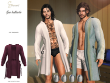 S&P Spa bathrobe male burgundy (wear to unpack)