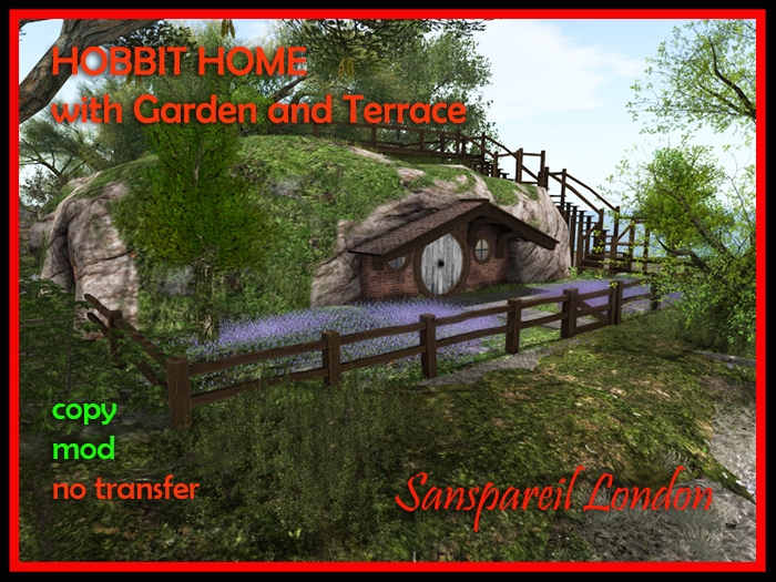 Bag End Hobbit Home with Garden 137