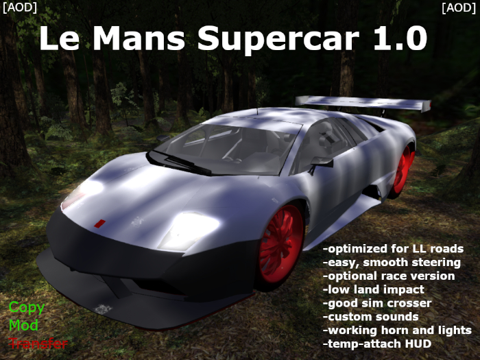 LeMans Supercar 1.01