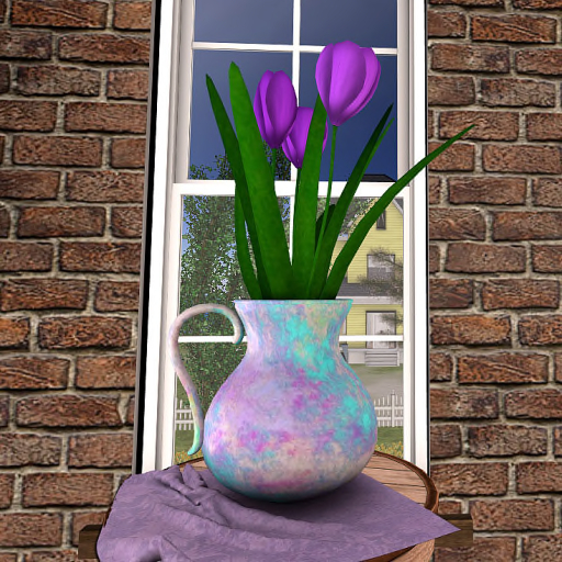 Purple Tulip Vase