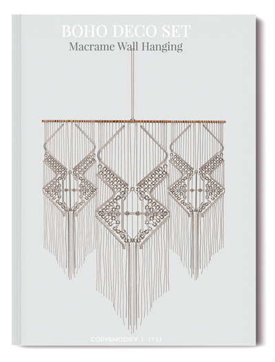 MINIMAL - Boho Deco Set Macrame Wall Hanging