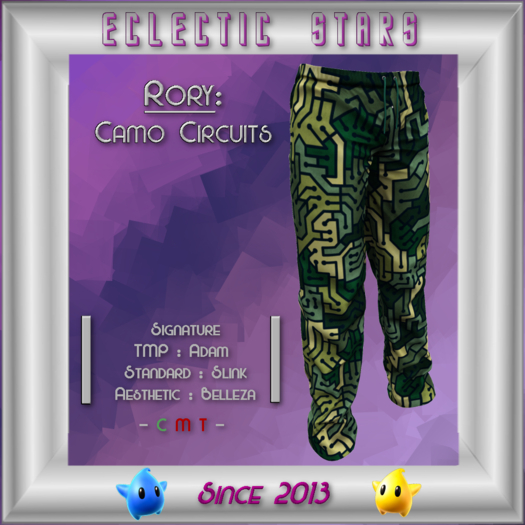 Eclectic Stars - Rory - Camo Circuits