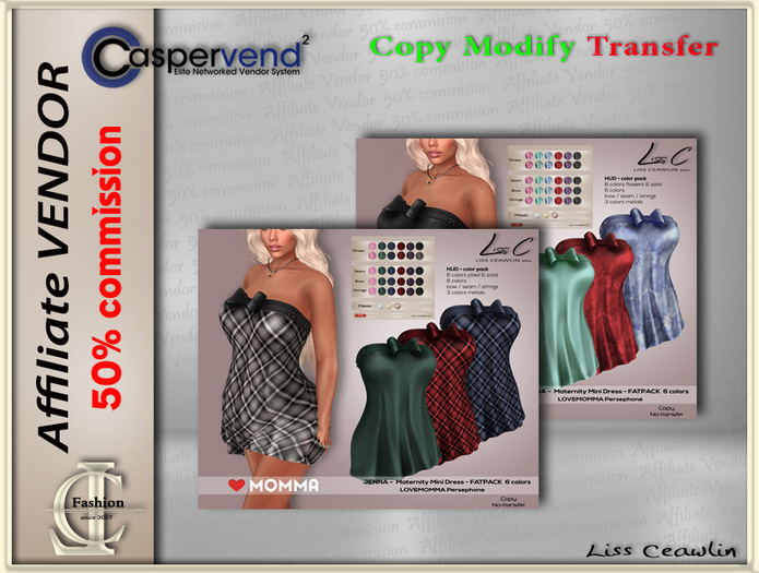 LC Affiliate Vendor [Maternity] - Jenna Dress [6 Vendors]