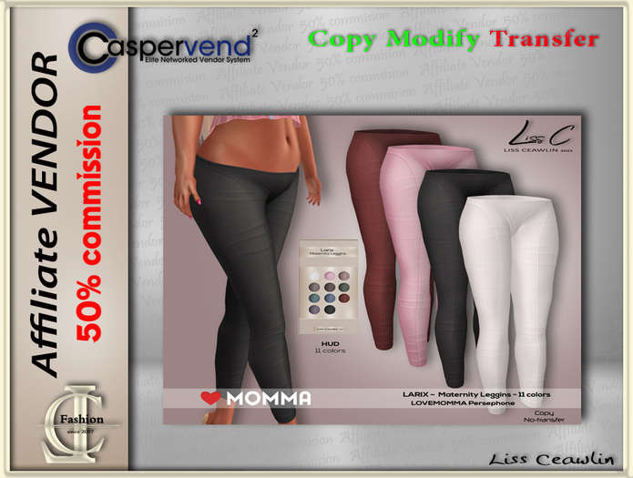 LC Affiliate Vendor [Maternity] - Larix leggins [1 Vendor]