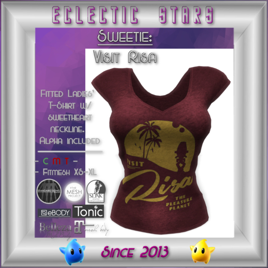 Eclectic Stars - Sweetie - Visit Risa