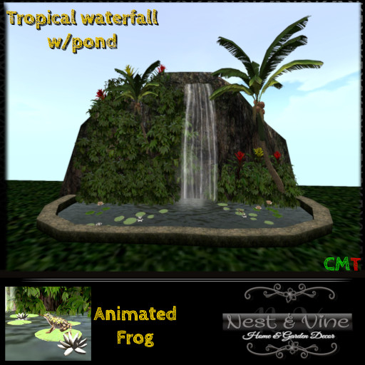 Tropical Waterfall Pond