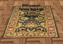 RWC- Persian Rug #4 tga (boxed)(Boxed)(square prim rug)  