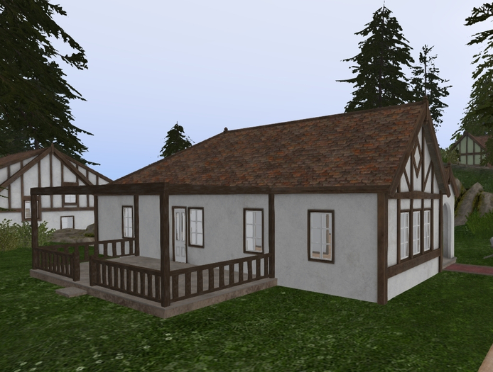 LH - Chalet Homes - Side patio with pergola type R MP1